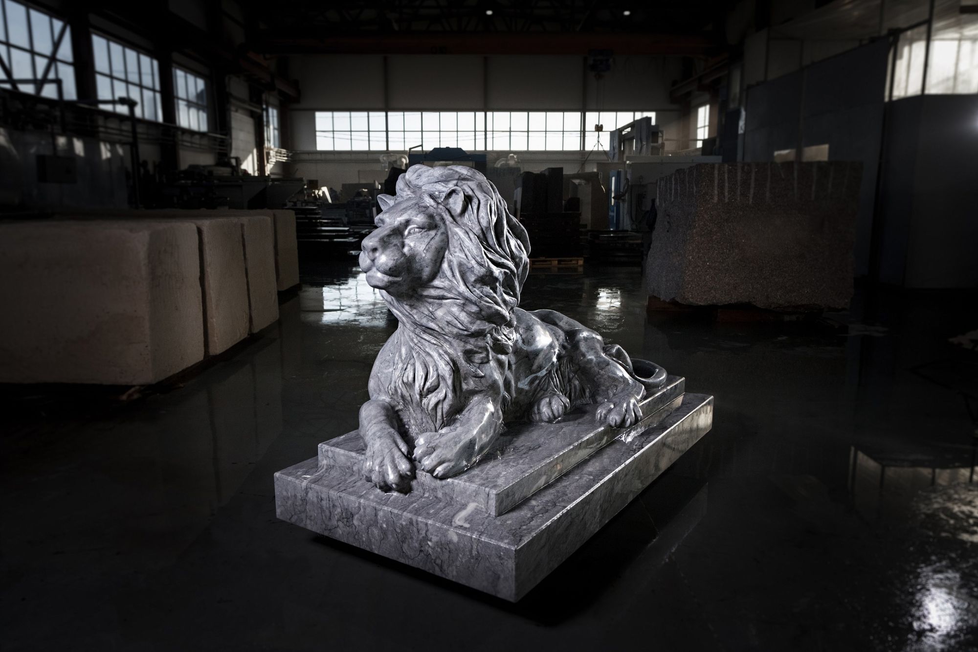 Запускаем цех обработки мраморных статуй