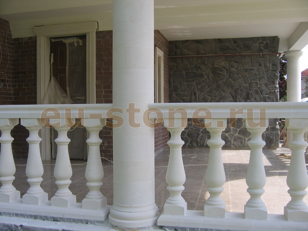 Балюстрада из дагестанского камня