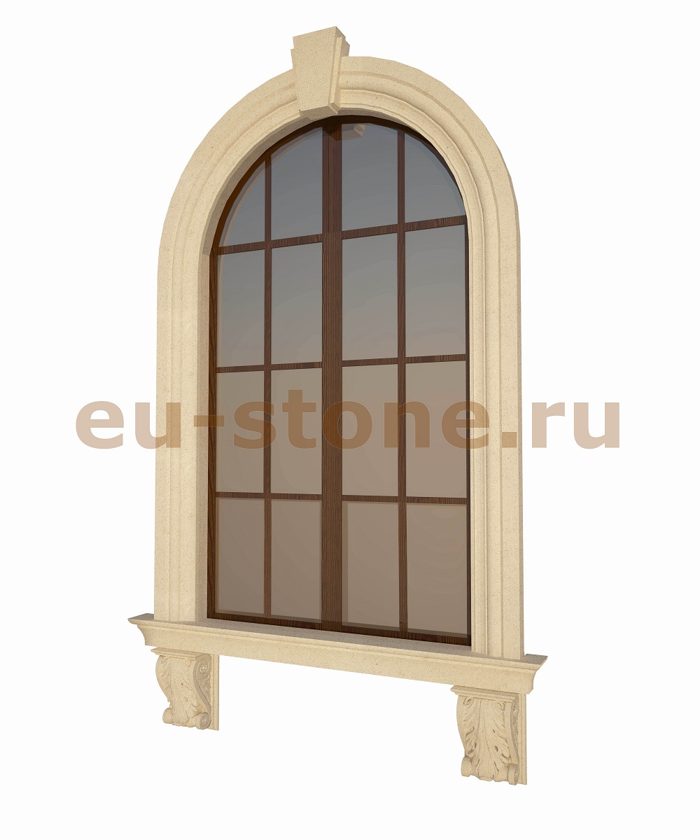 Отделка дверей камнем