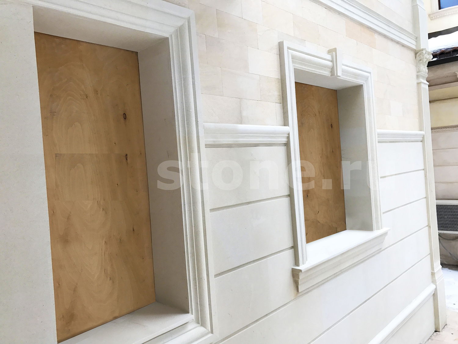 Фасад в известняке